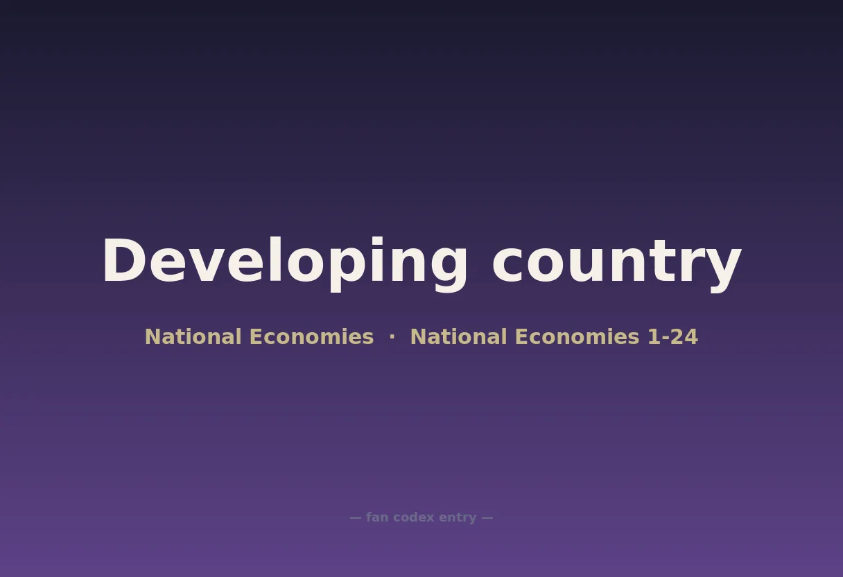 Developing country