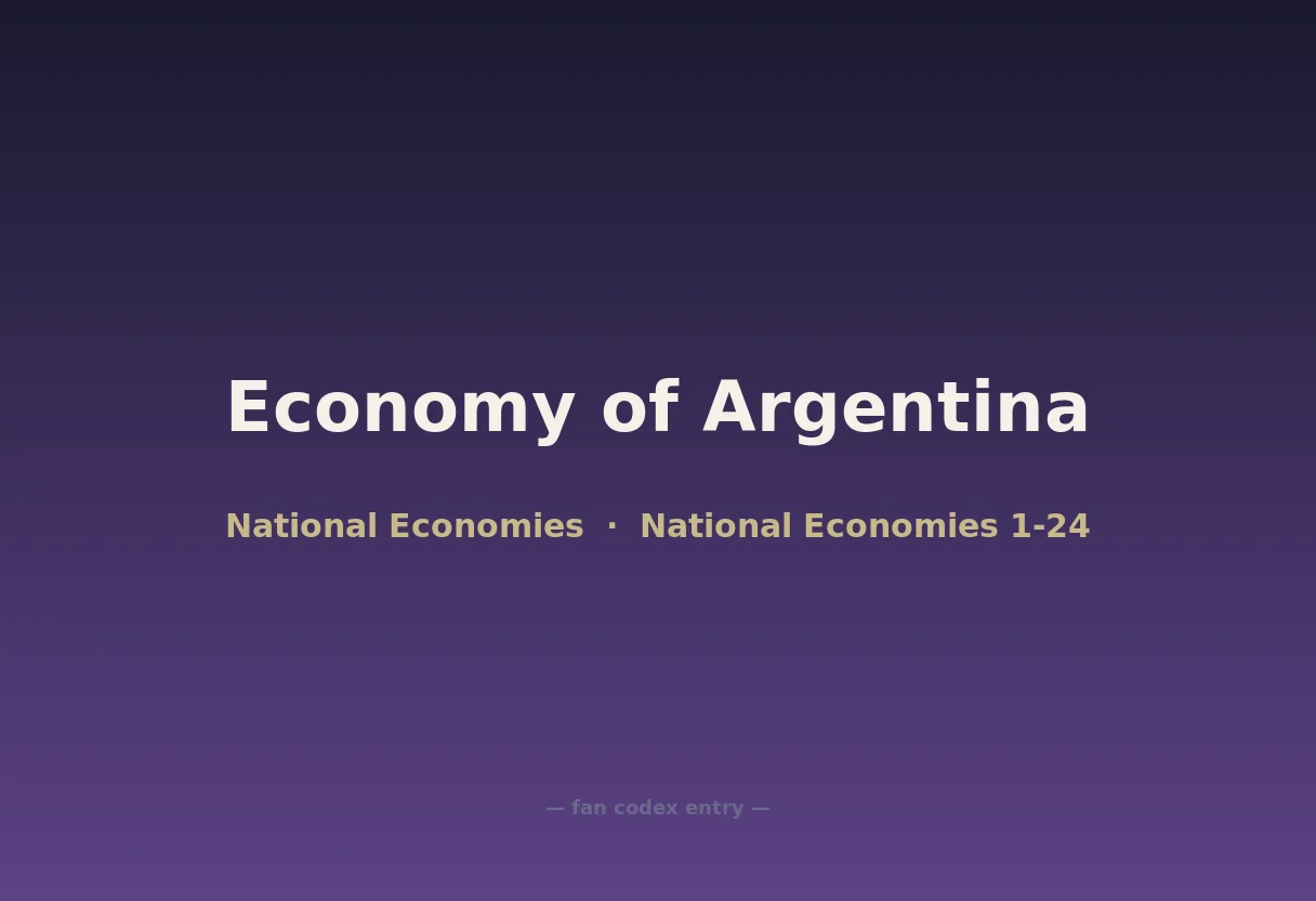 Economy of Argentina