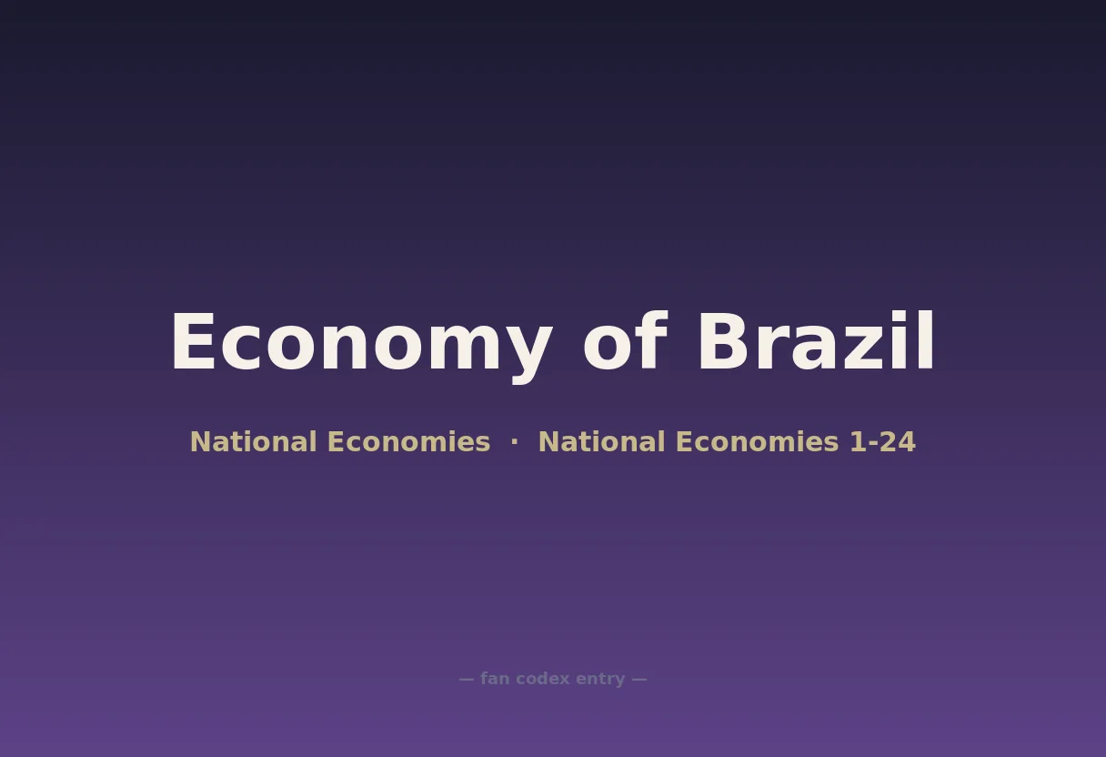 Economy of Brazil