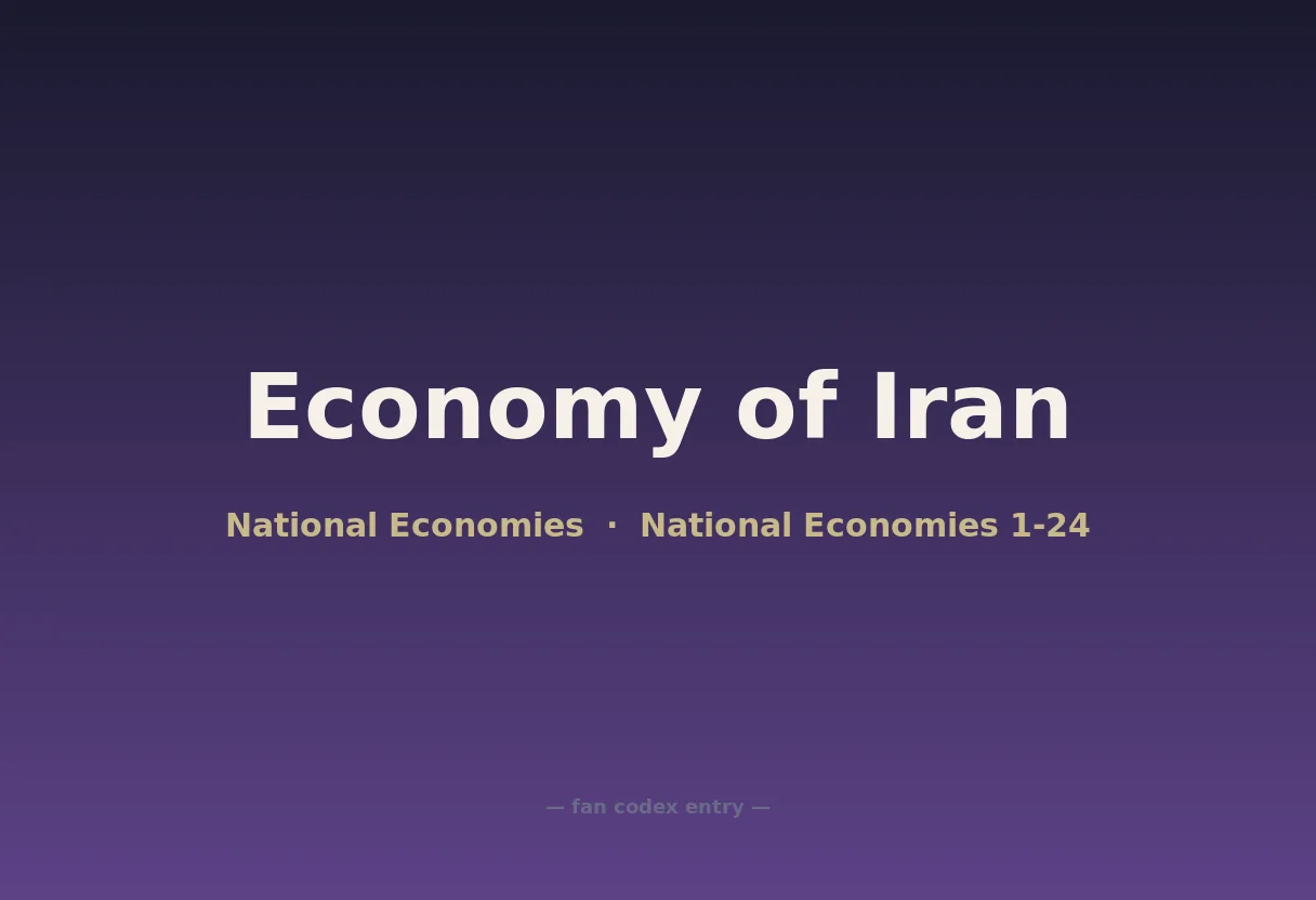 Economy of Iran