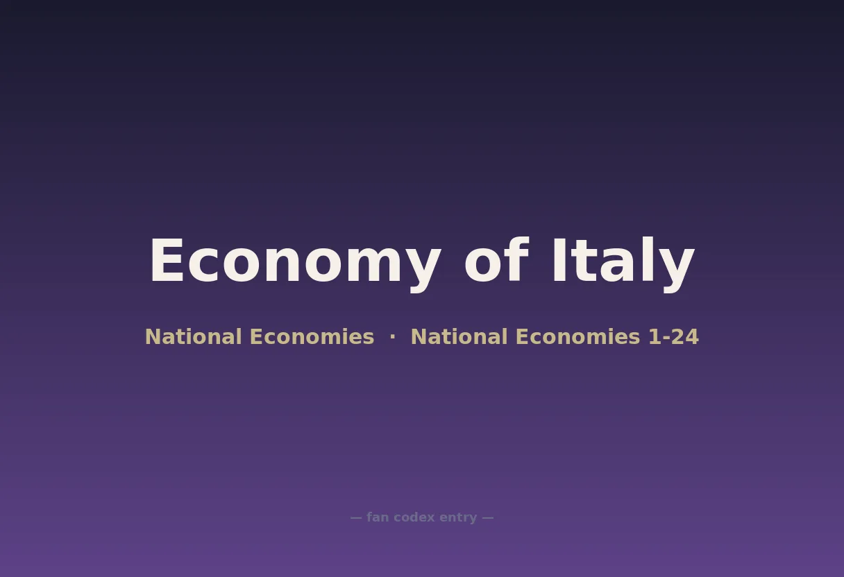 Economy of Italy