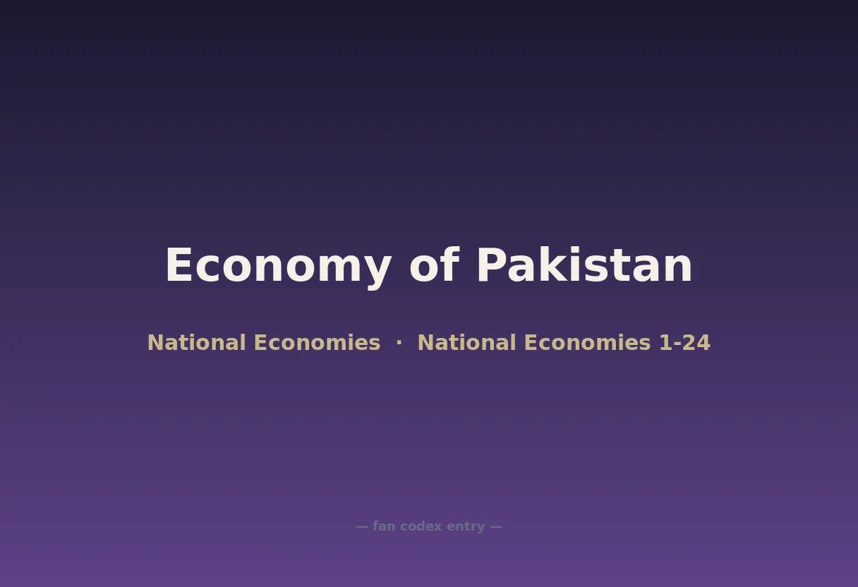 Economy of Pakistan