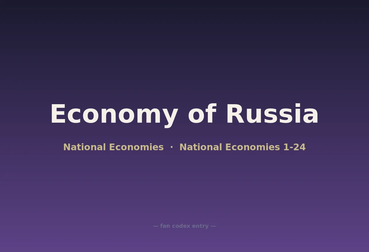 Economy of Russia