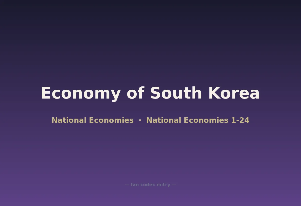 Economy of South Korea
